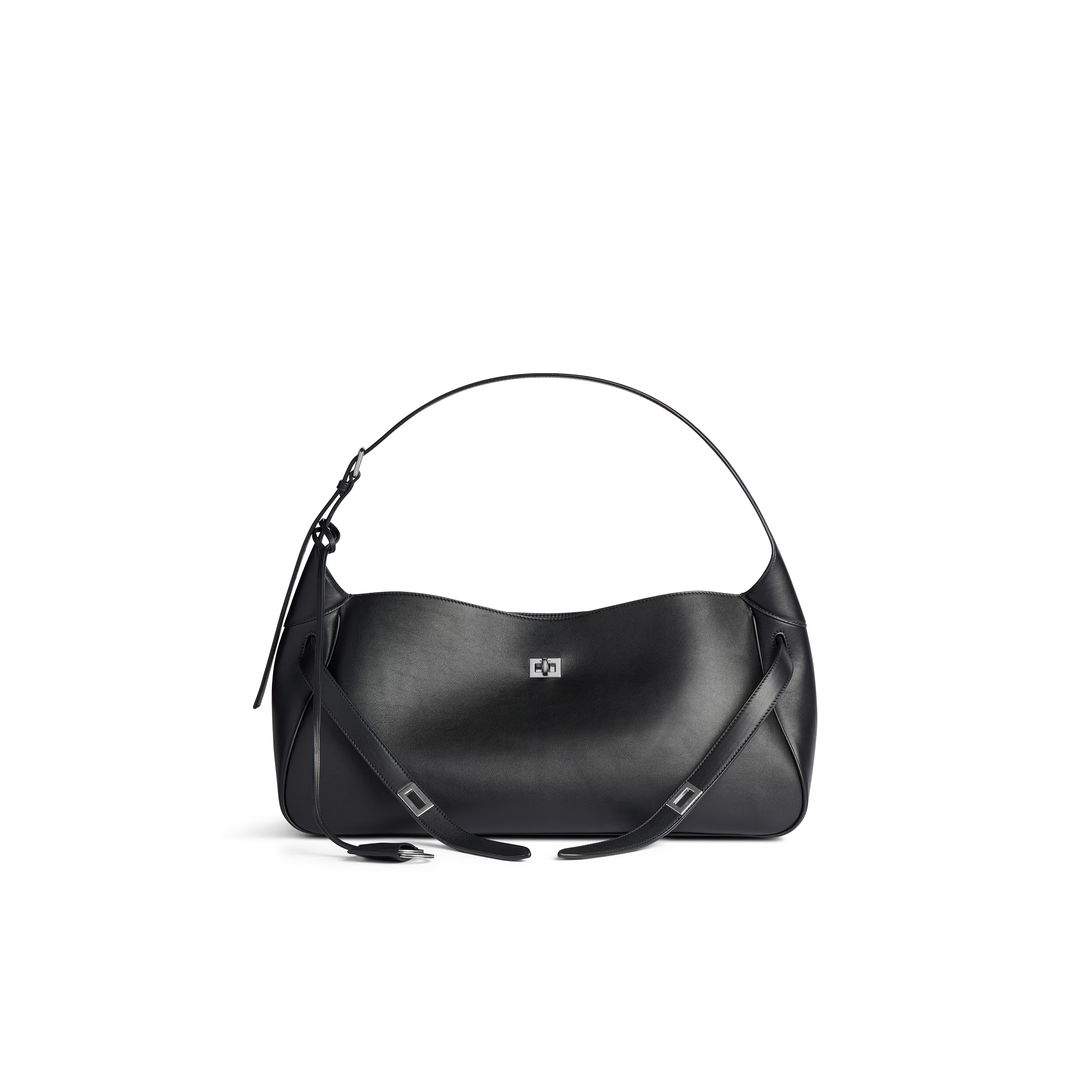 Ba*len*cia*ga women''s bel air large shoulder bag in black 8057602abaw1000 (50*23.8*18cm)